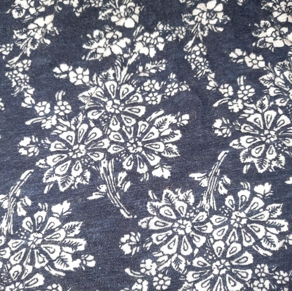 Cape Juby High Neck Braided Trim Flowy Floral Tank Top - Picture 4 of 7